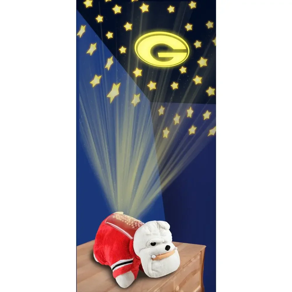 Georgia Bulldogs UGA Dream Lites Pillow Pets NCAA Projector Plush Works
